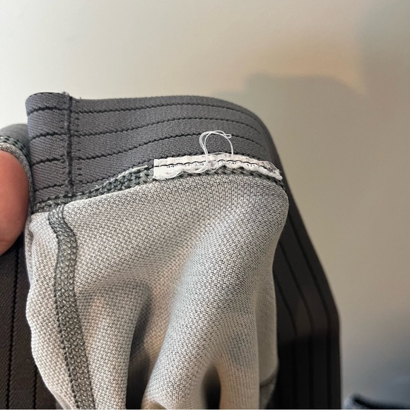 Nike Pro Gray Cropped Running Tights Medium - Picture 3 of 8